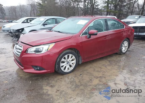2016 Subaru Legacy 2.5I Premium z USA, uszkodzony, nr VIN 4S3BNBF6XG3015857